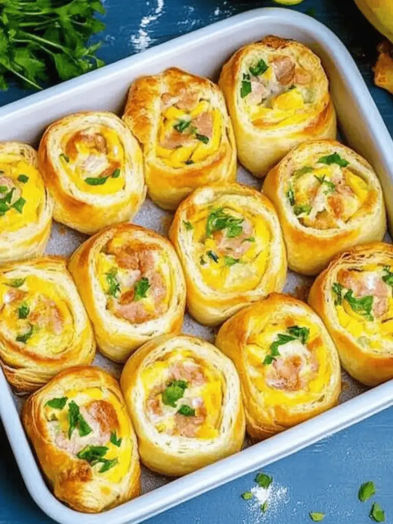 Frühstücksrollen mit Rührei