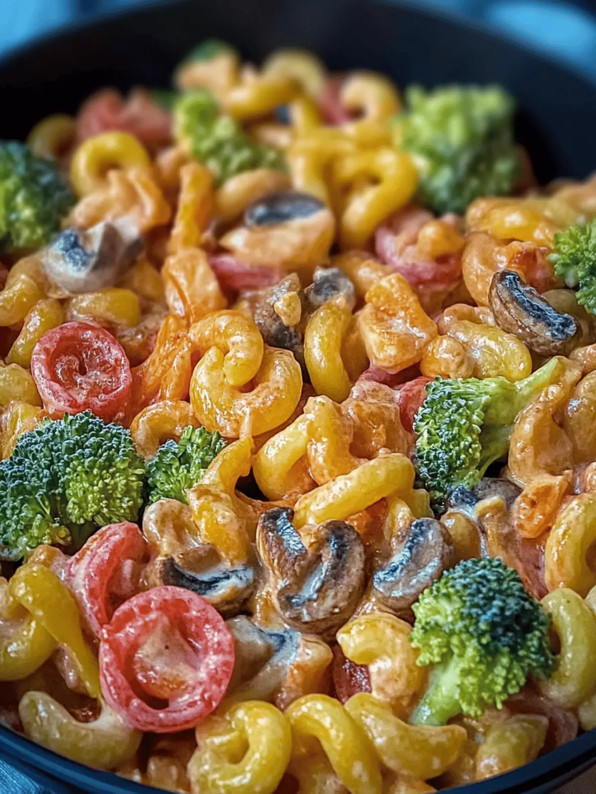 Cremige Pasta mit Brokkoli und Speck