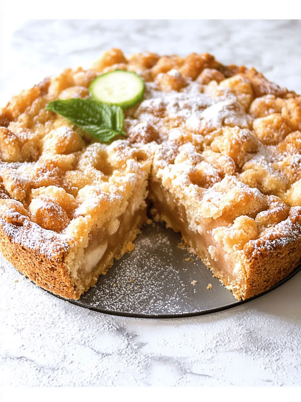 Veganer Apfelkuchen mit Dattelkaramell geniessen 3 Veganer Apfelkuchen