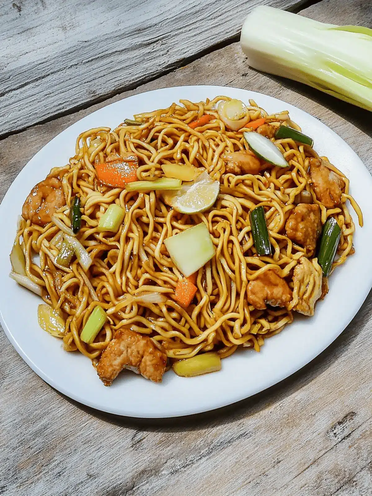 Bratnudeln mit Hähnchen – Schnell und lecker für alle 2 Bratnudeln mit Hähnchen
