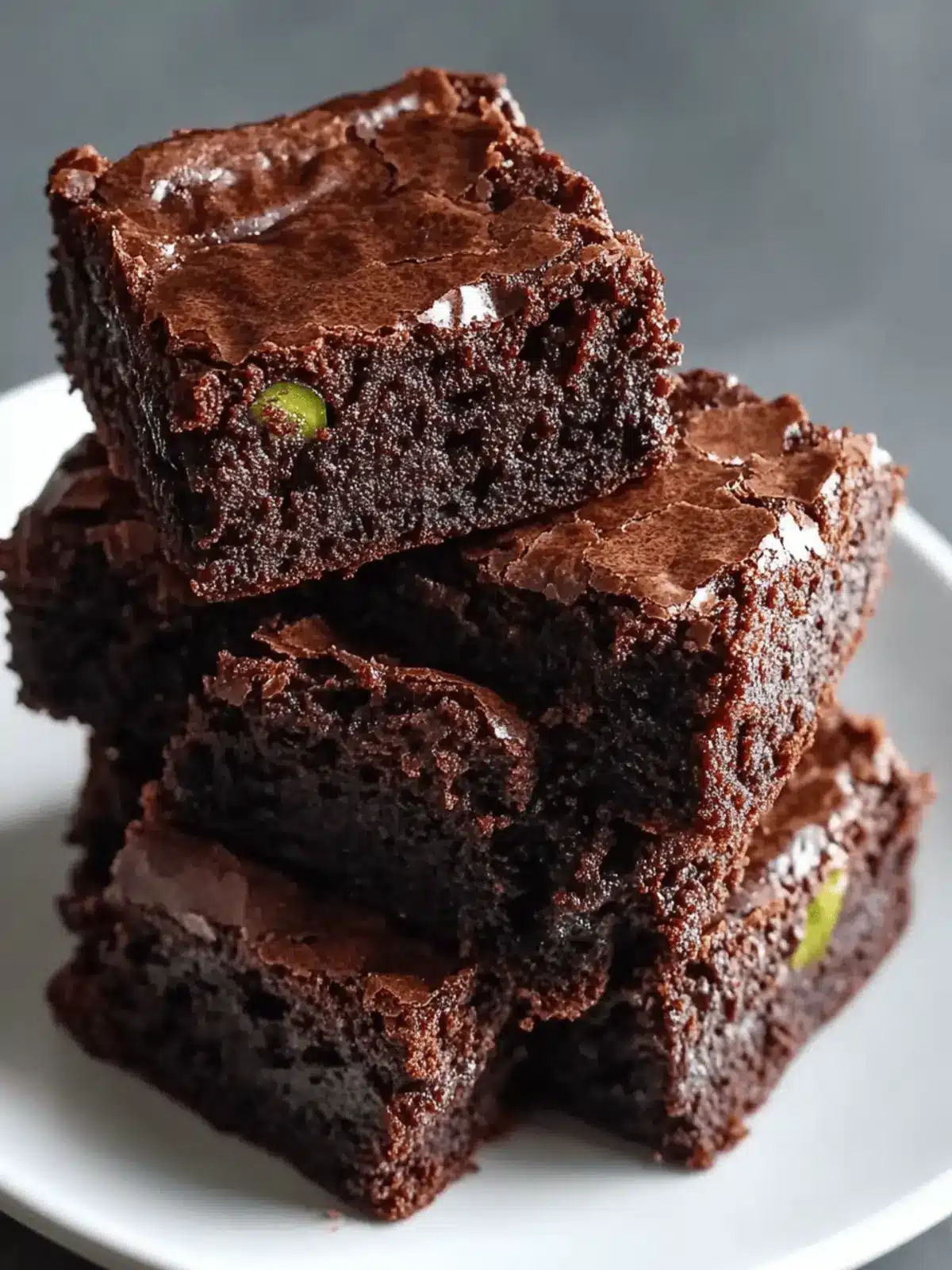 Fudgy Zucchini Schokoladenbrownies