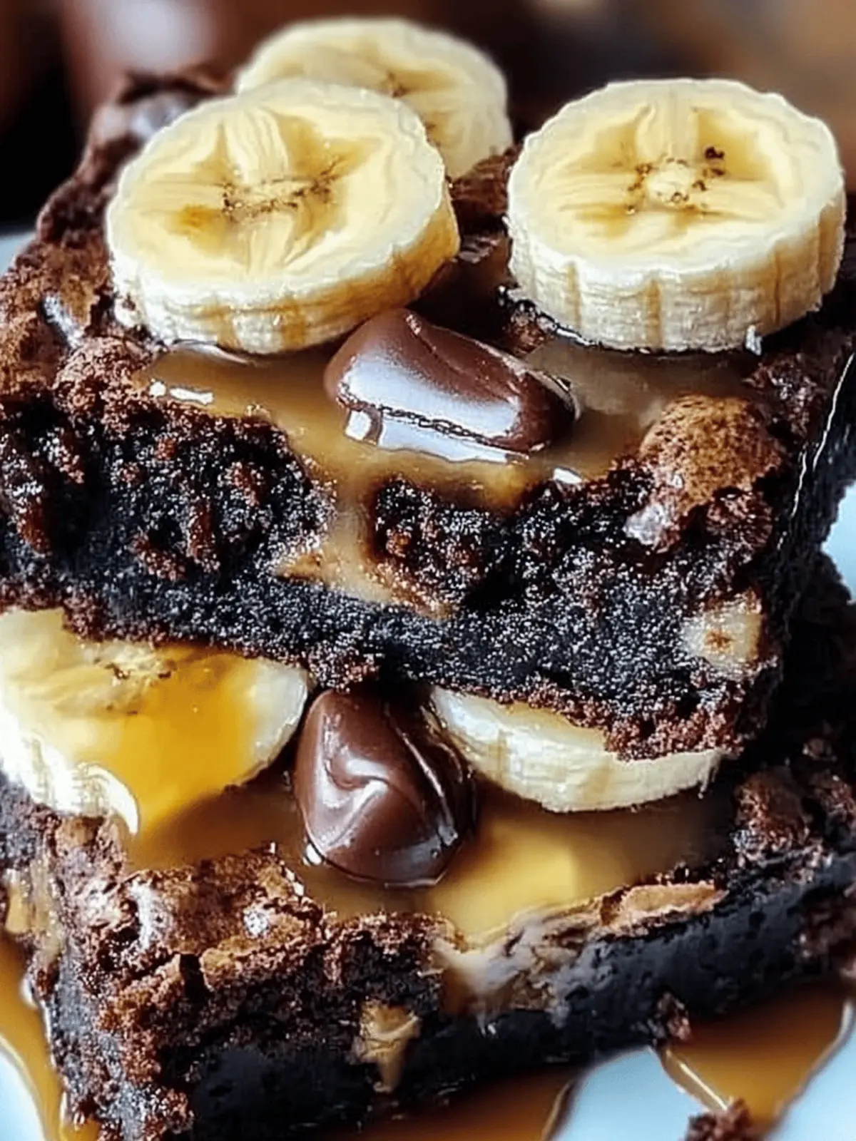 Bananenpudding Brownies backen – Schnell und lecker! 2 Bananenpudding Brownies backen