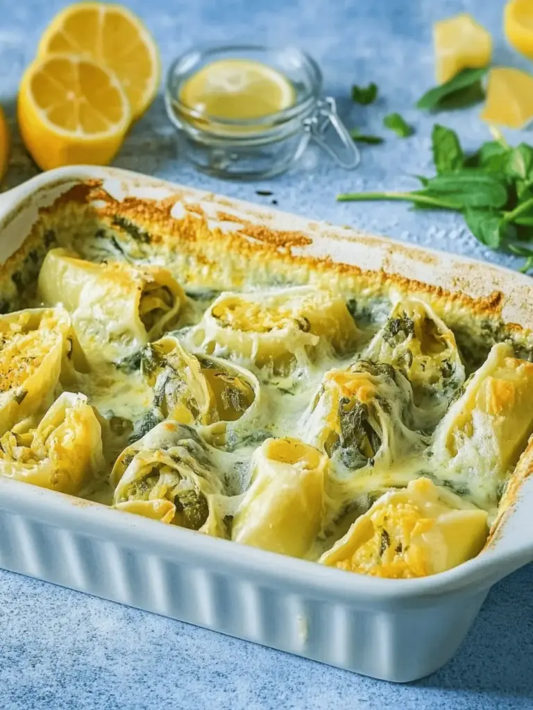 Maultaschen mit Käsesahnesoße