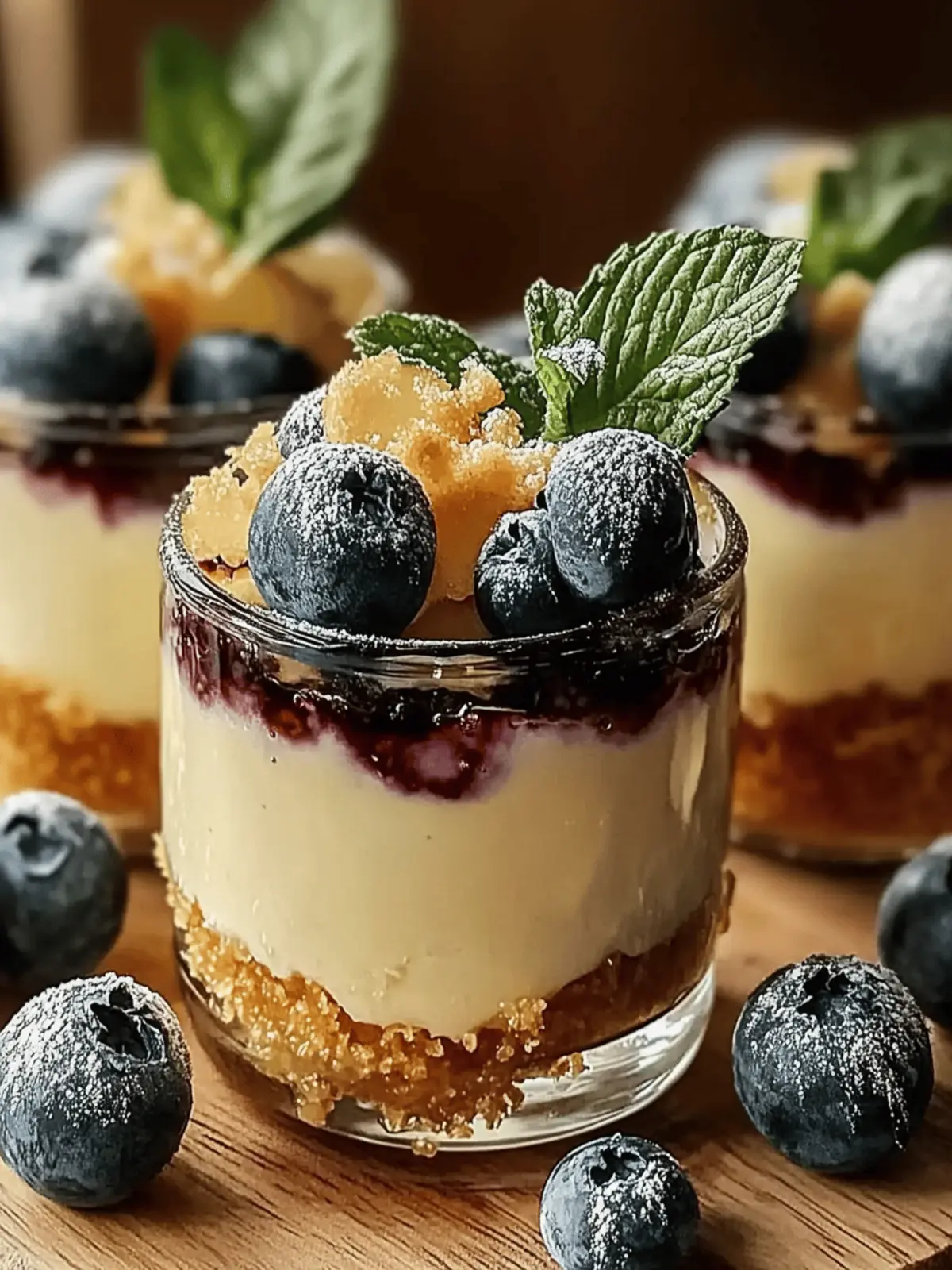 Blaubeer Glück No-Bake Käsekuchen Becher Rezept für den Sommer 5 Blaubeer Glück No-Bake Käsekuchen Becher Rezept