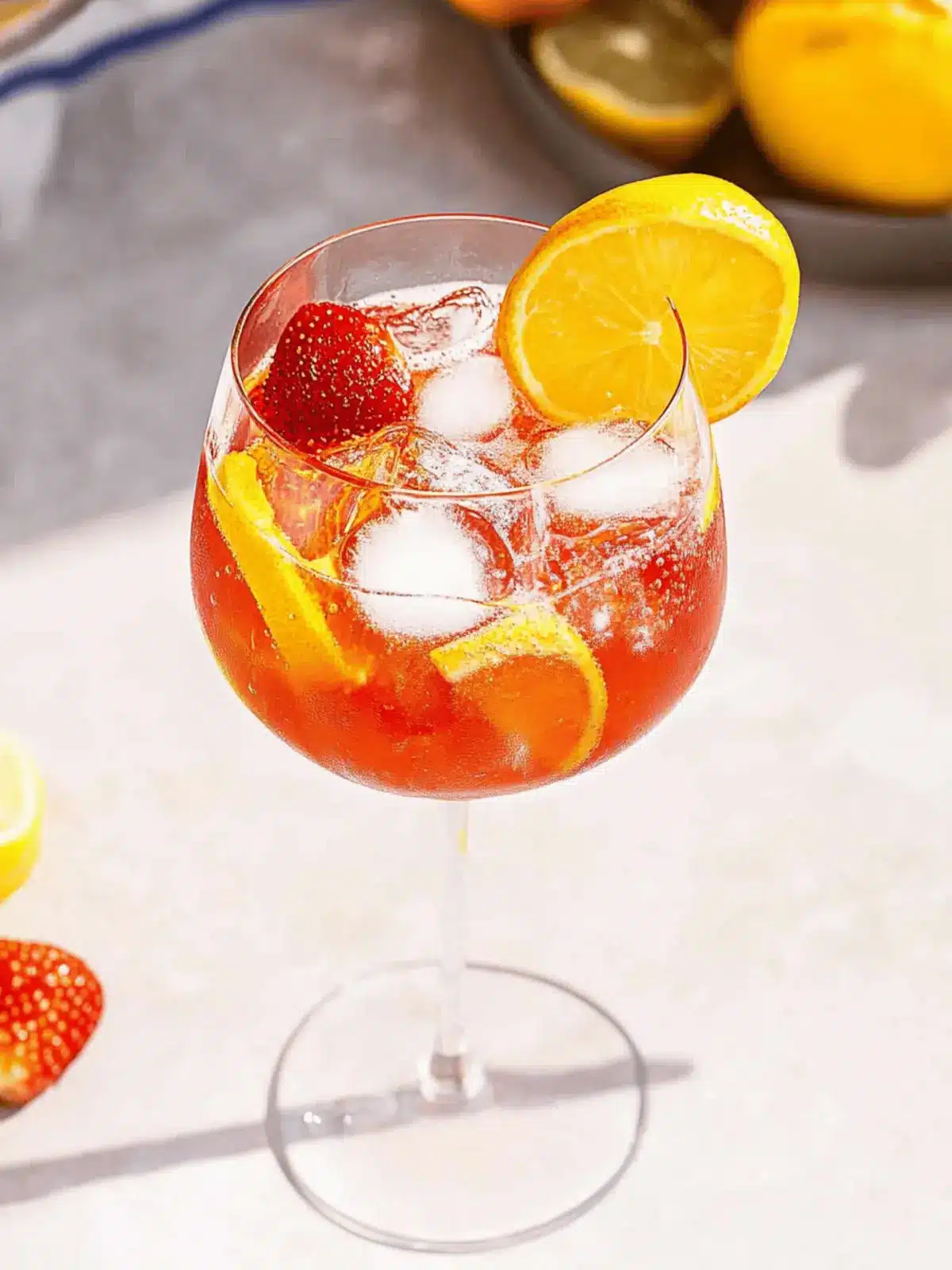 Nicht-alkoholischer Aperol Spritz für heiße Tage 2 Nicht-alkoholischer Aperol Spritz