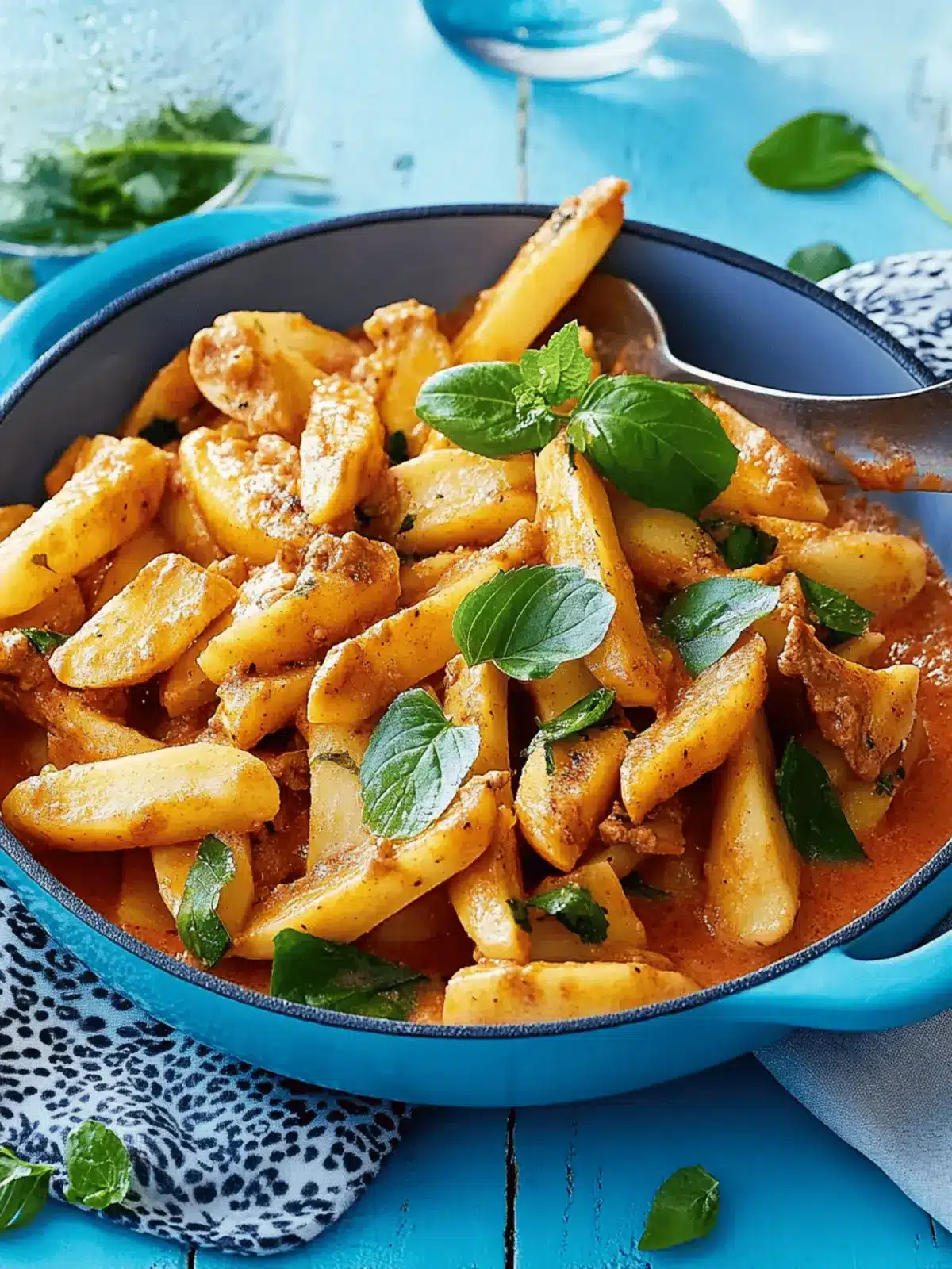 Blitzschnelle Haifisch-Pfanne mit Gyros und Schupfnudeln 2 Blitzschnelle Haifisch-Pfanne mit Schupfnudeln und Gyros