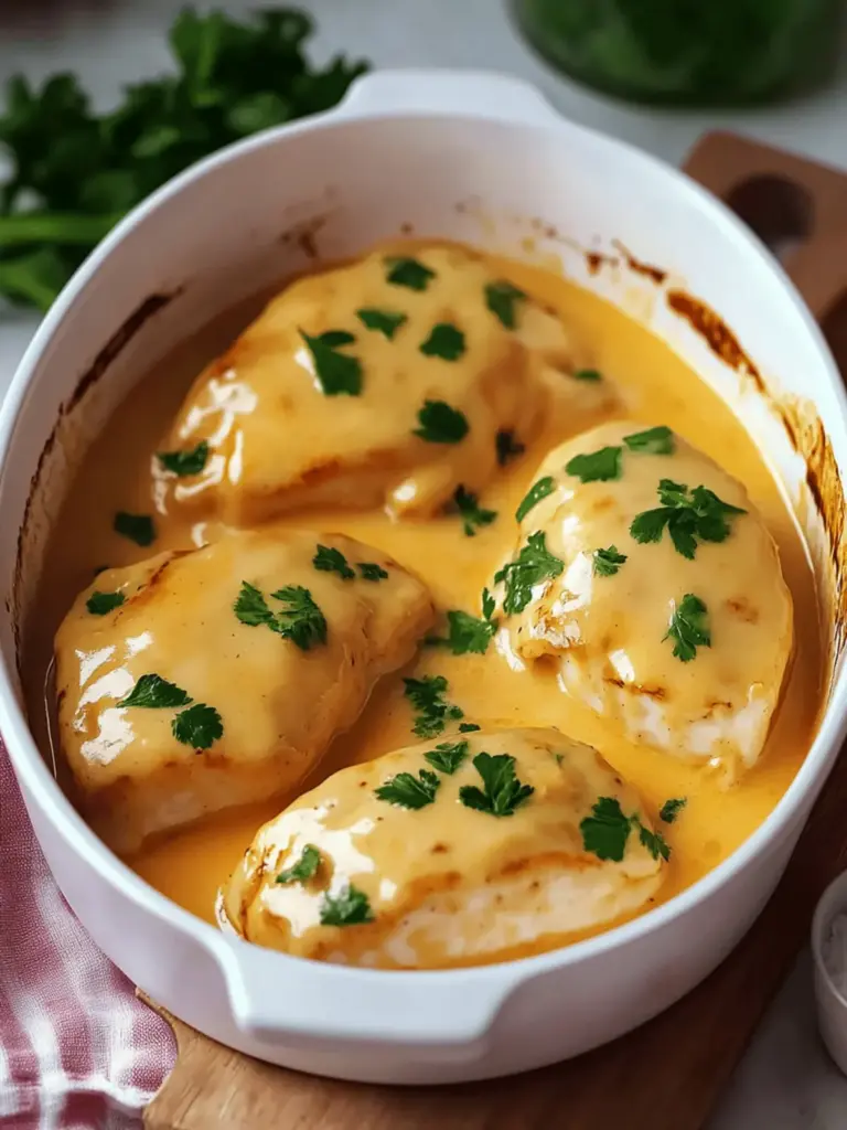 Hähnchenbrust in Frischkäse-Sauce
