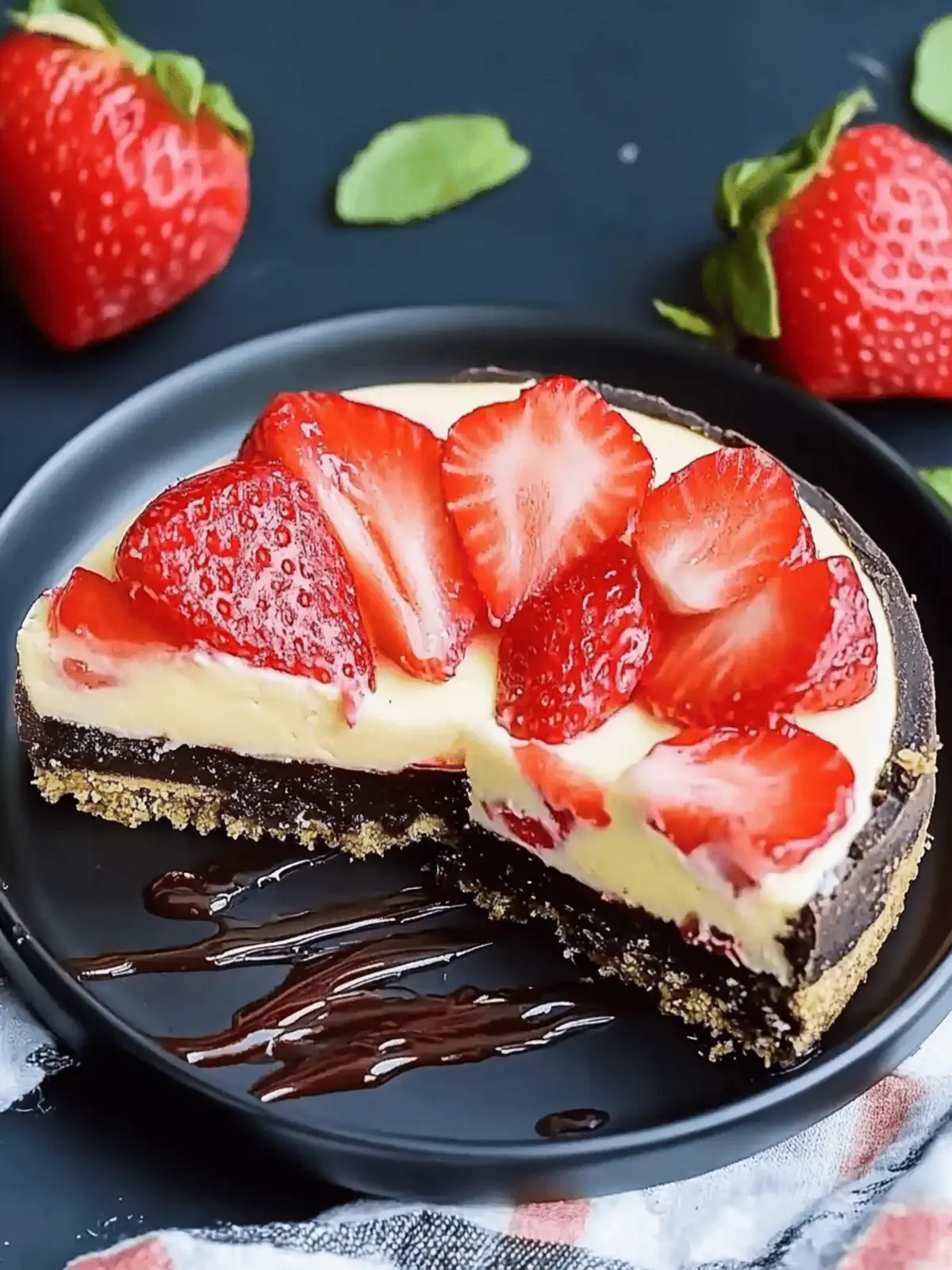 Verführerischer Schokoladen-Erdbeer-Wirbel-Käsekuchen 2 Schokoladen-Erdbeer-Wirbel-Käsekuchen