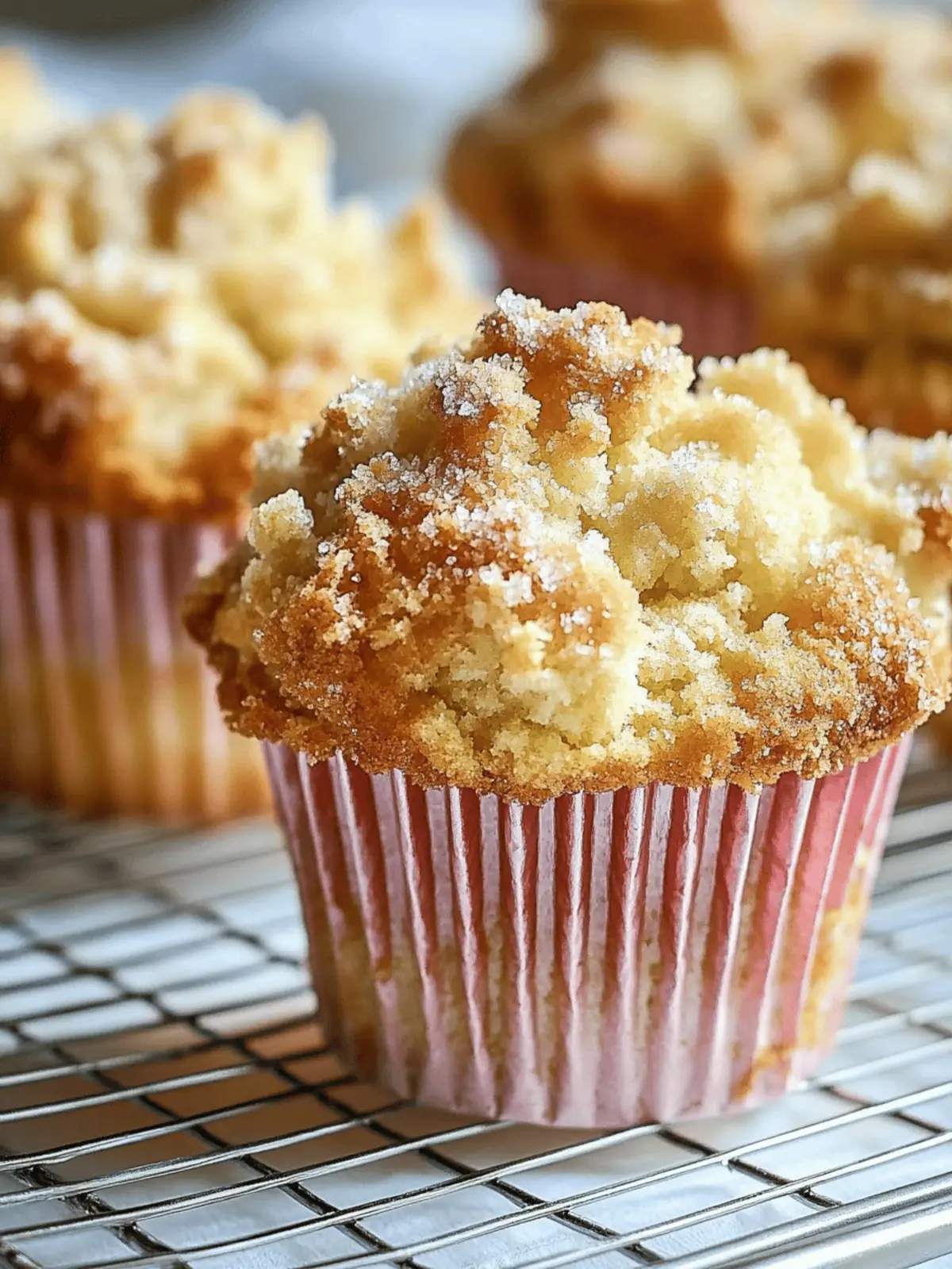 Apfel Muffins mit knusprigen Streuseln Rezept 3 Apfel Muffins mit knusprigen Streuseln