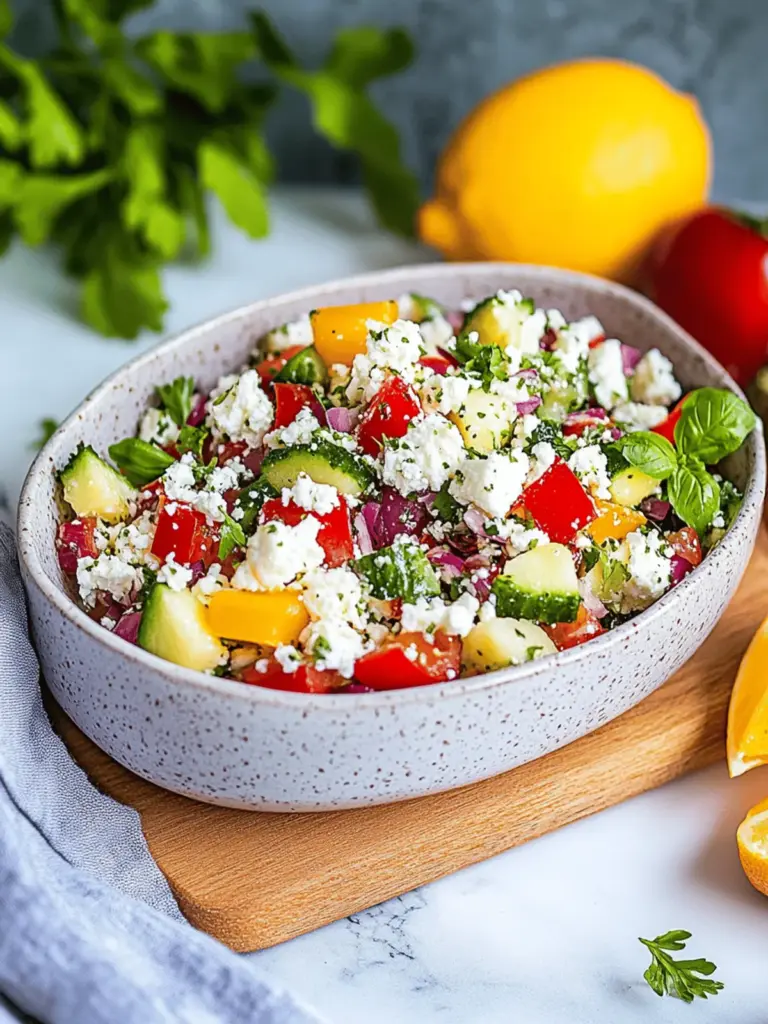 Paprika-Mais-Salat mit Feta & Joghurt-Dressing