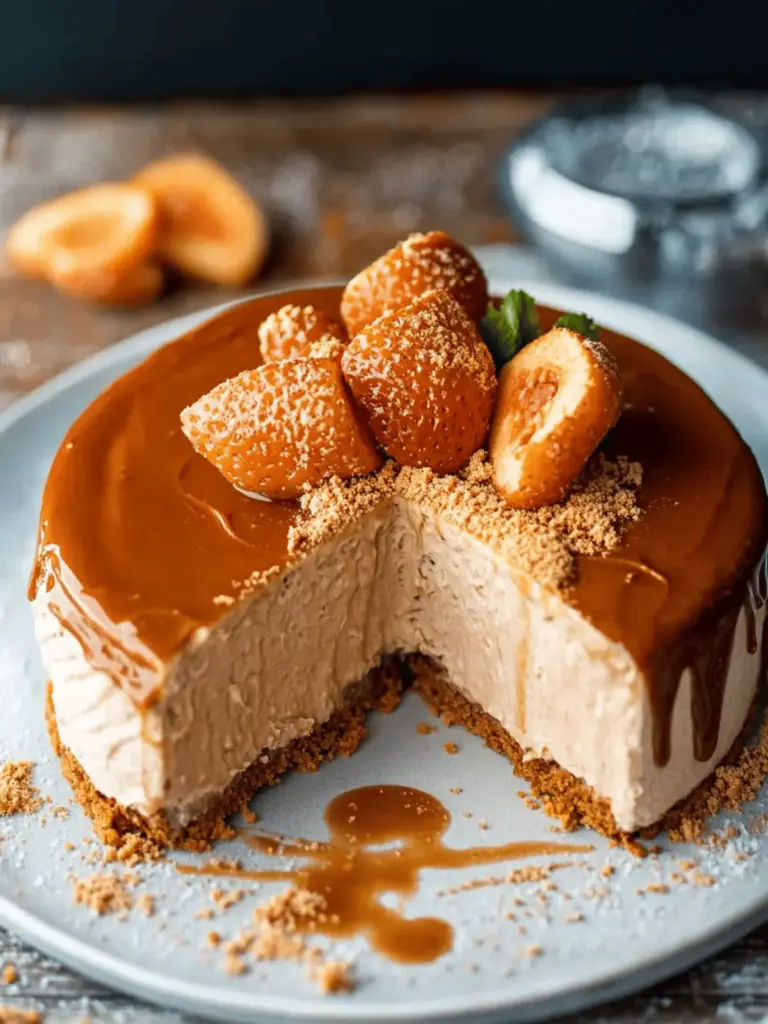 Veganer Lotus Käsekuchen
