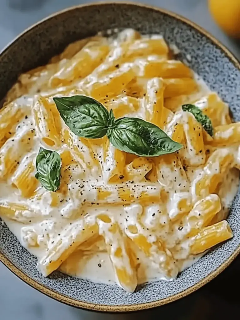 Protein Pasta mit Hüttenkäse