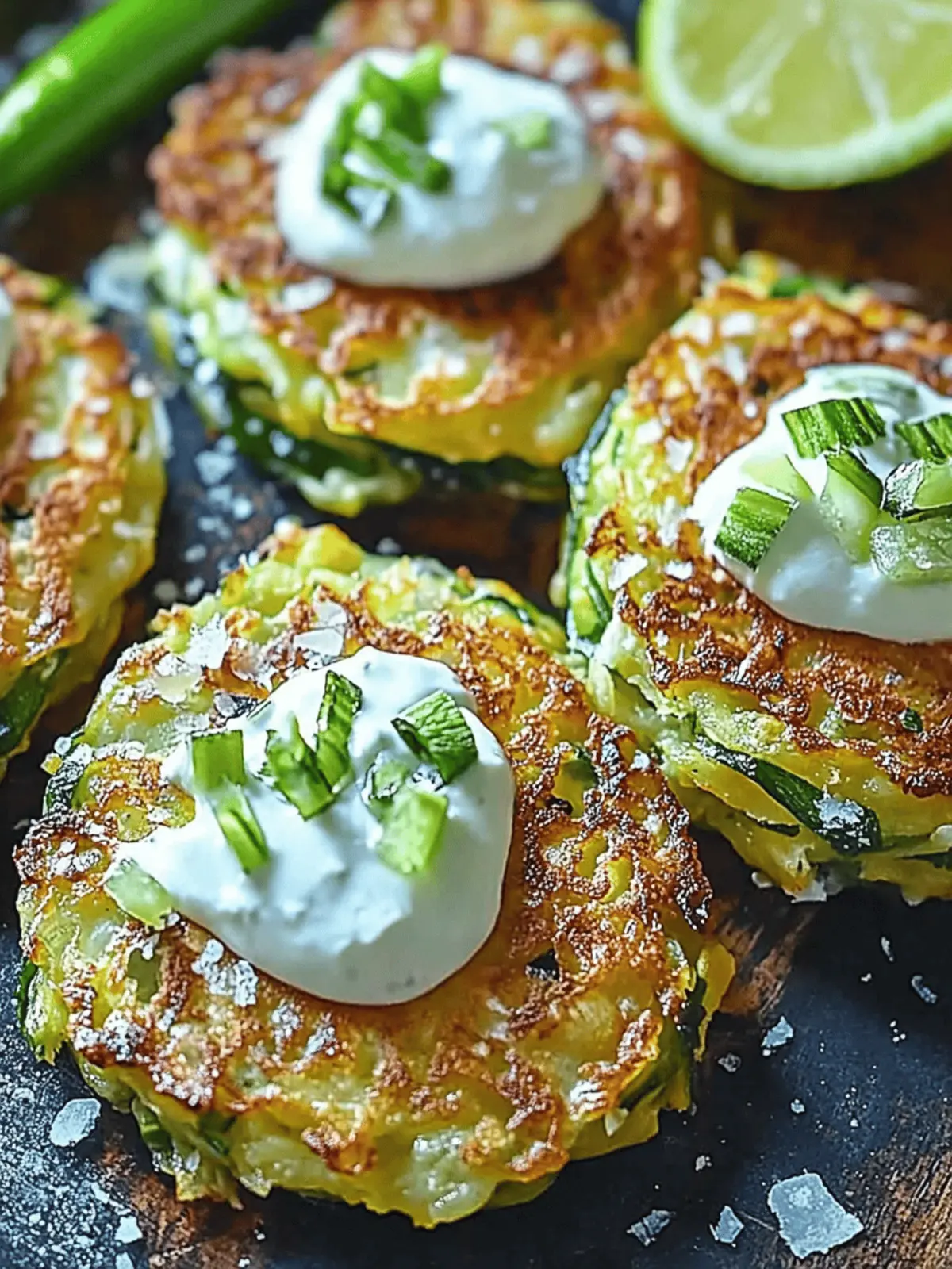 Knusprige Parmesan-Zucchini-Puffer Rezept für Genuss 2 Knusprige Parmesan-Zucchini-Puffer Rezept