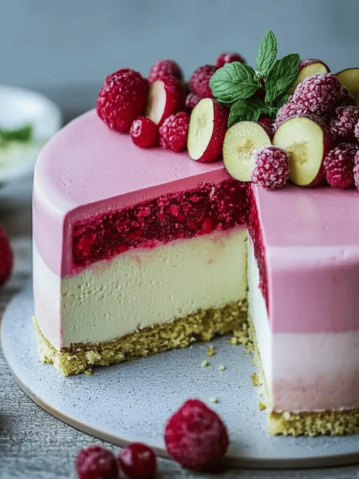 Weißer Schokoladen Himbeer Kuchen einfach gemacht 2 Weißer Schokoladen Himbeer Kuchen