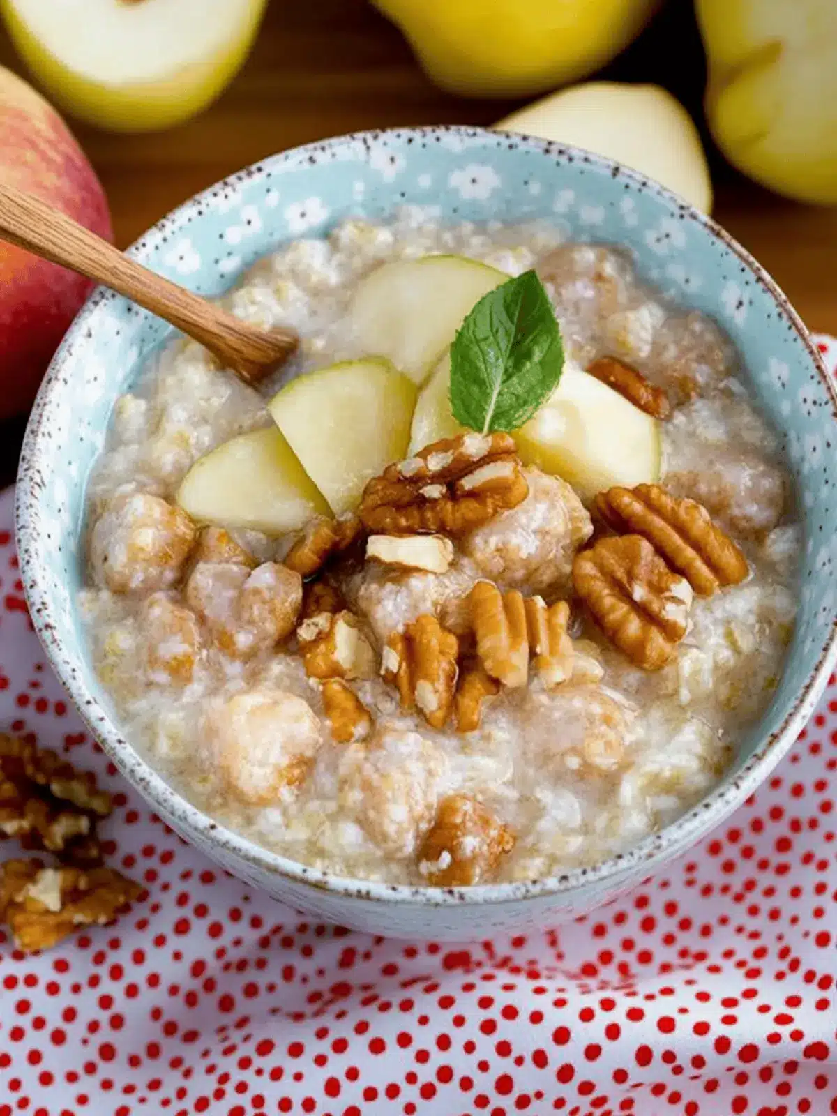 Apfel-Zimt-Porridge