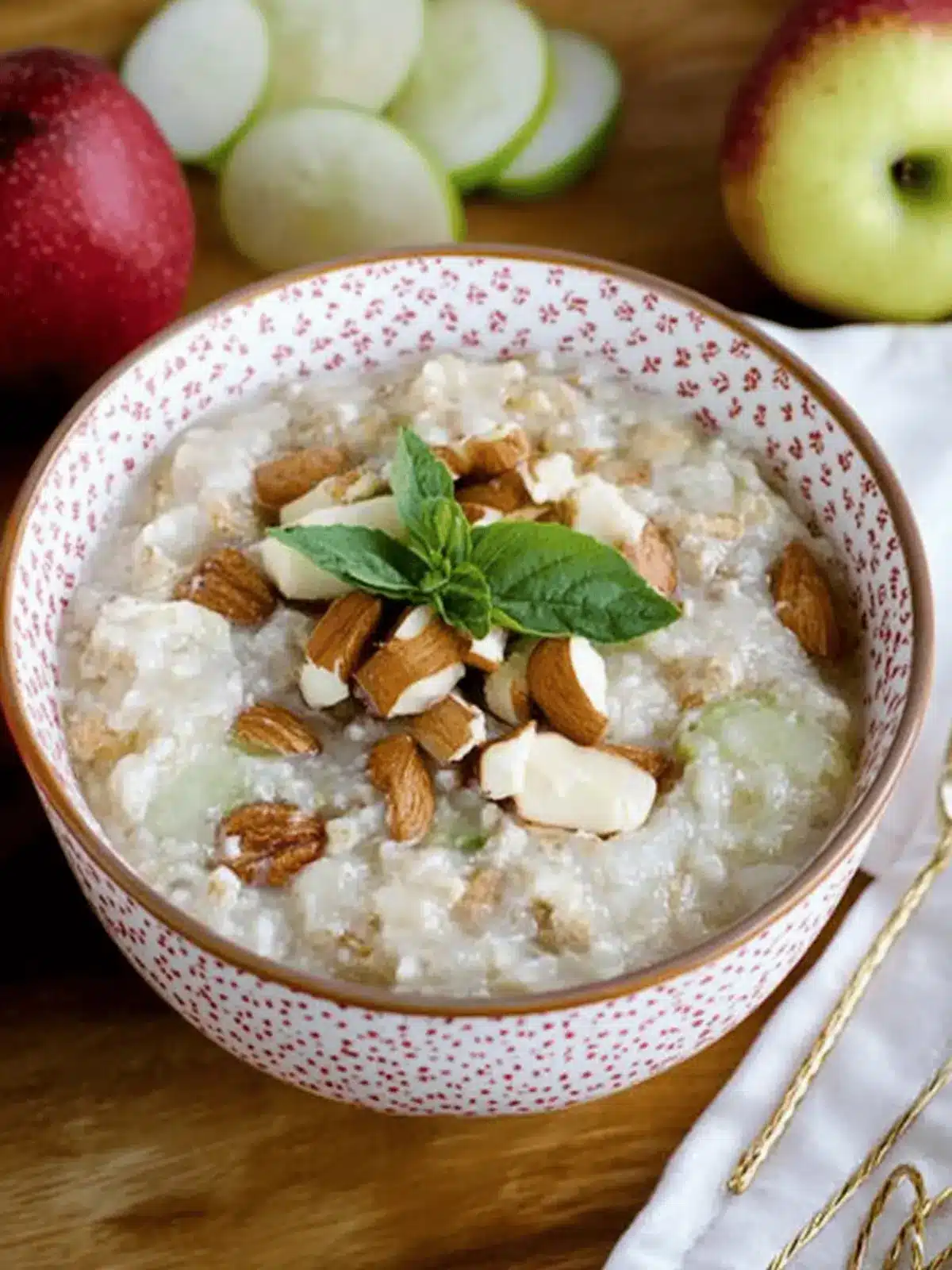 Apfel-Zimt-Porridge