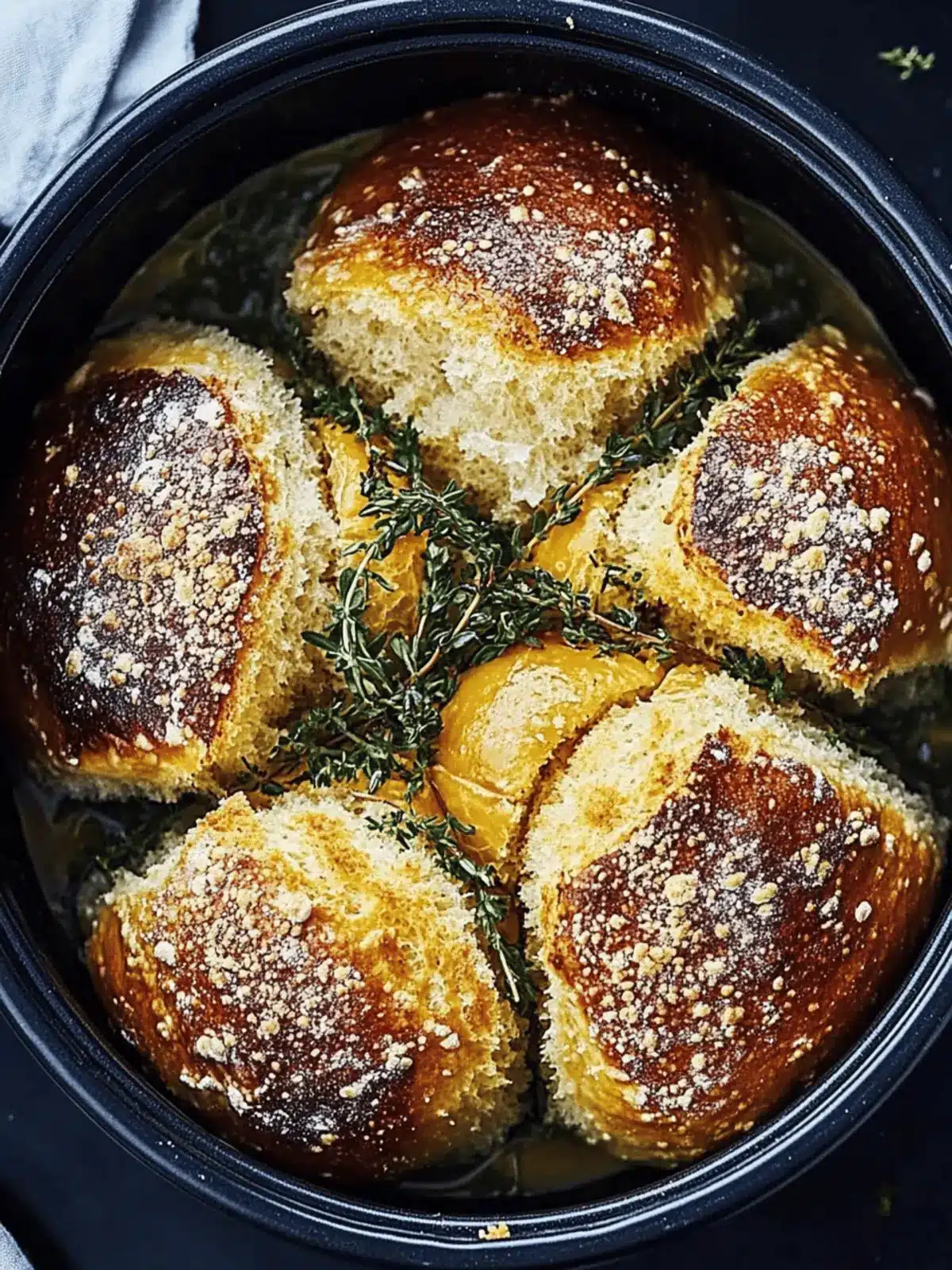 Schnelles Airfryer Brot mit Rosmarin und Käse 4 Schnelles Airfryer Brot