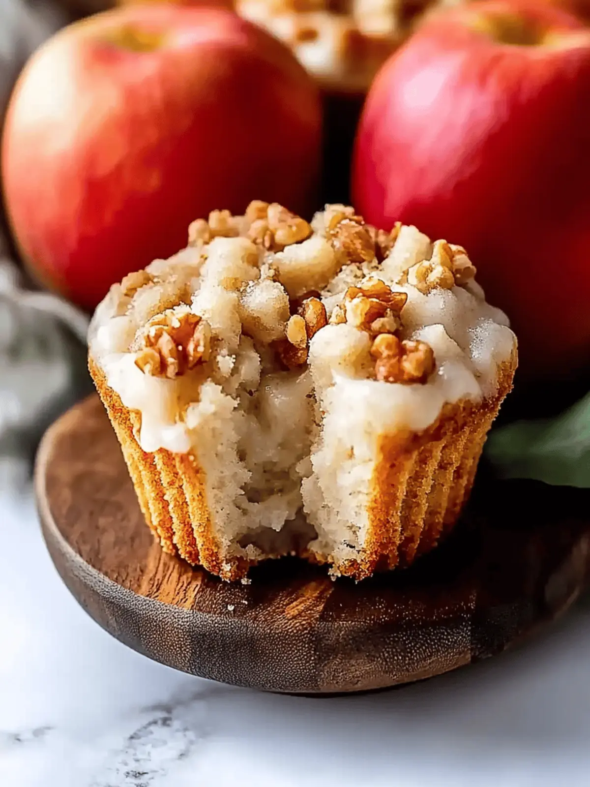 Vegane Apfelmuffins