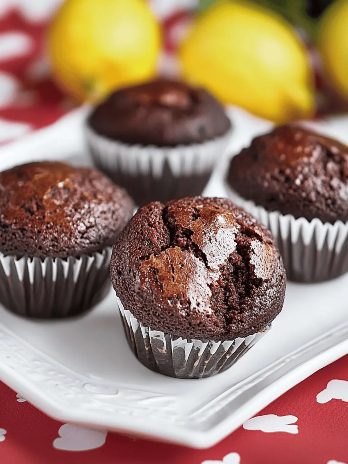 Saftige Schokomuffins mit Öl & Kakao ganz einfach! 4 Saftige Schokomuffins mit Öl & Kakao