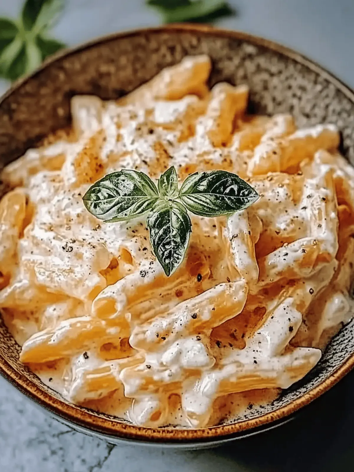 Protein Pasta mit Hüttenkäse