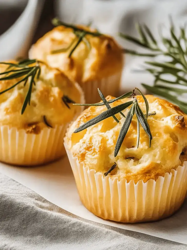 Herzhafte Rosmarin-Käse-Muffins