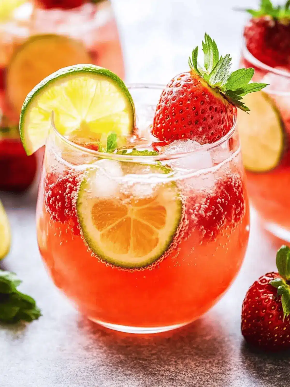 Erdbeer-Limetten-Wodka-Smash für den Sommergenuss 5 Erdbeer-Limetten-Wodka-Smash