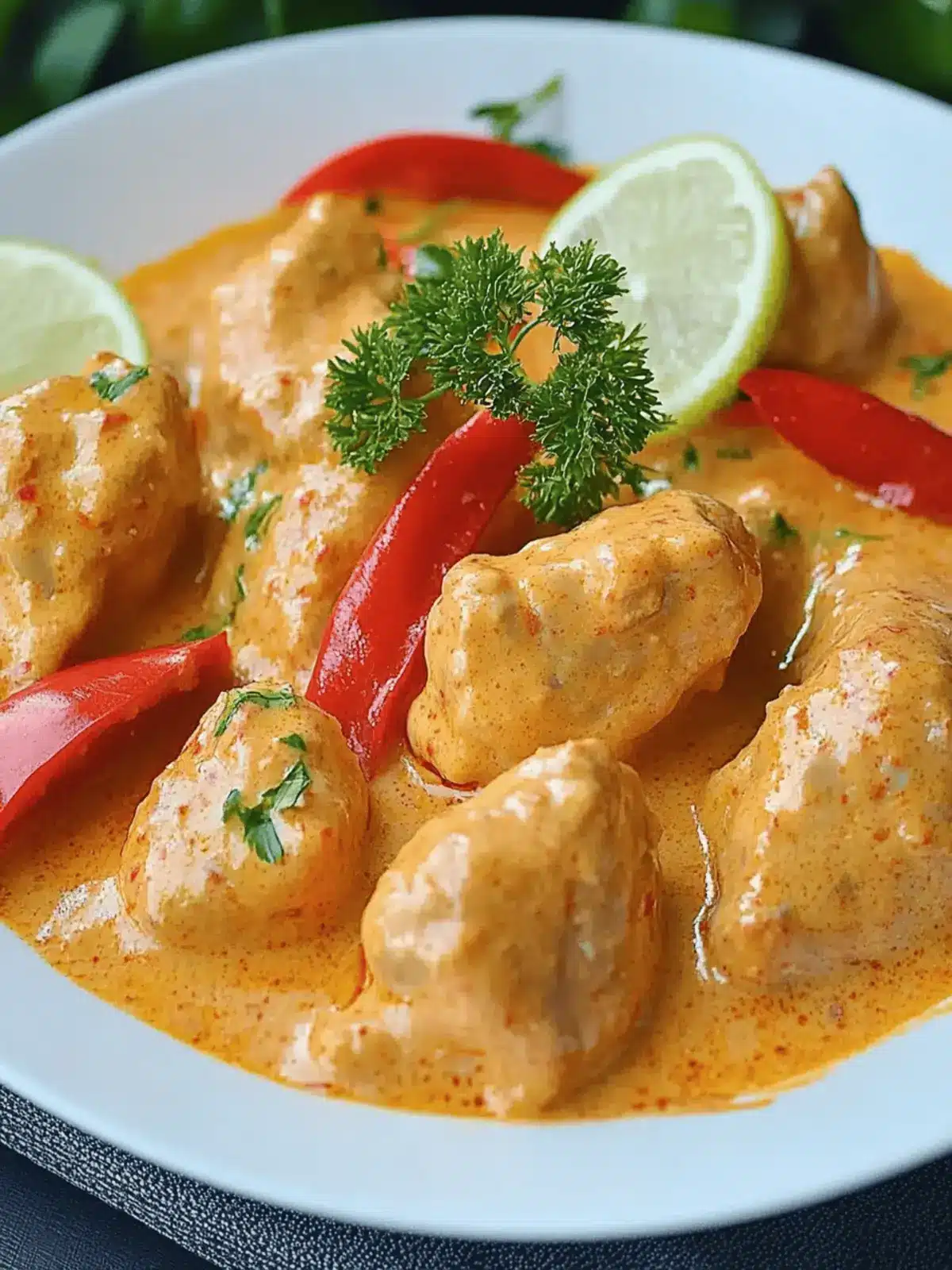 Paprika-Sahne-Hähnchen: Schnelles Familienessen genießen 4 Paprika-Sahne-Hähnchen