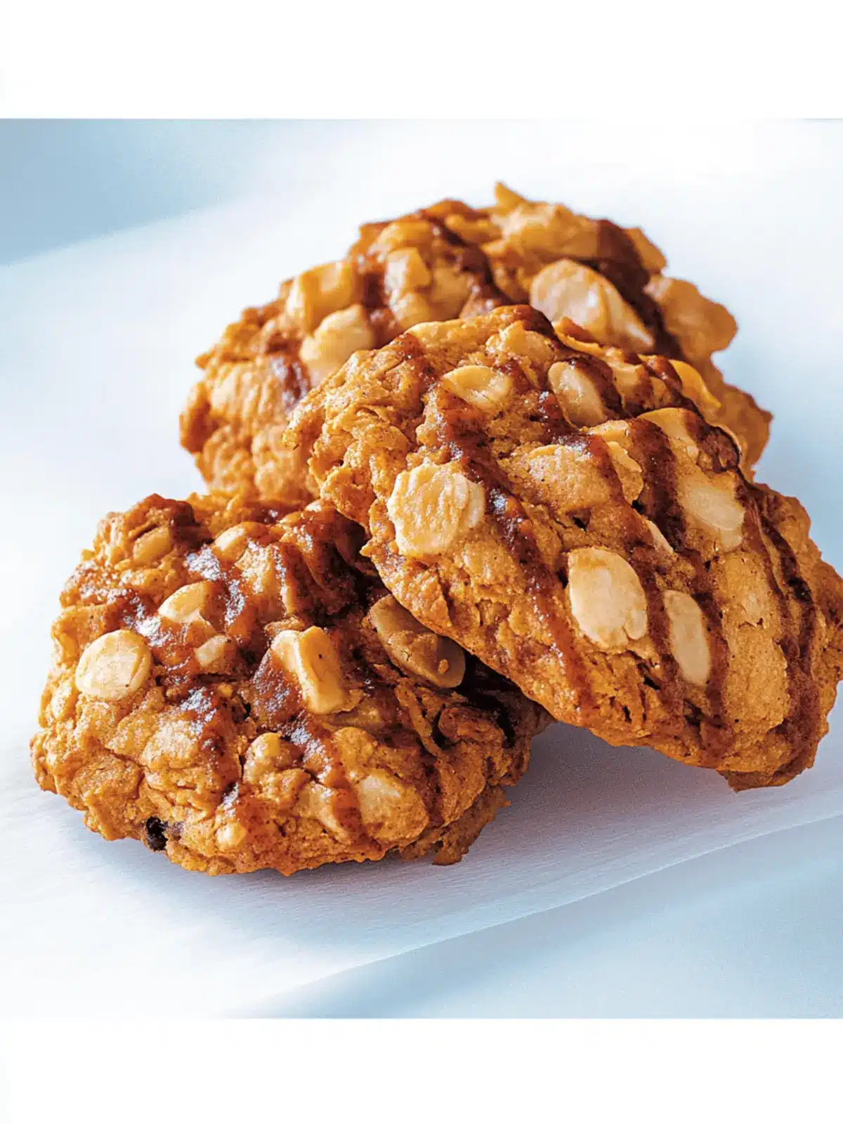 Gesunde Apfel-Haferflocken-Kekse ohne Zucker 3 Apfel-Haferflocken-Kekse