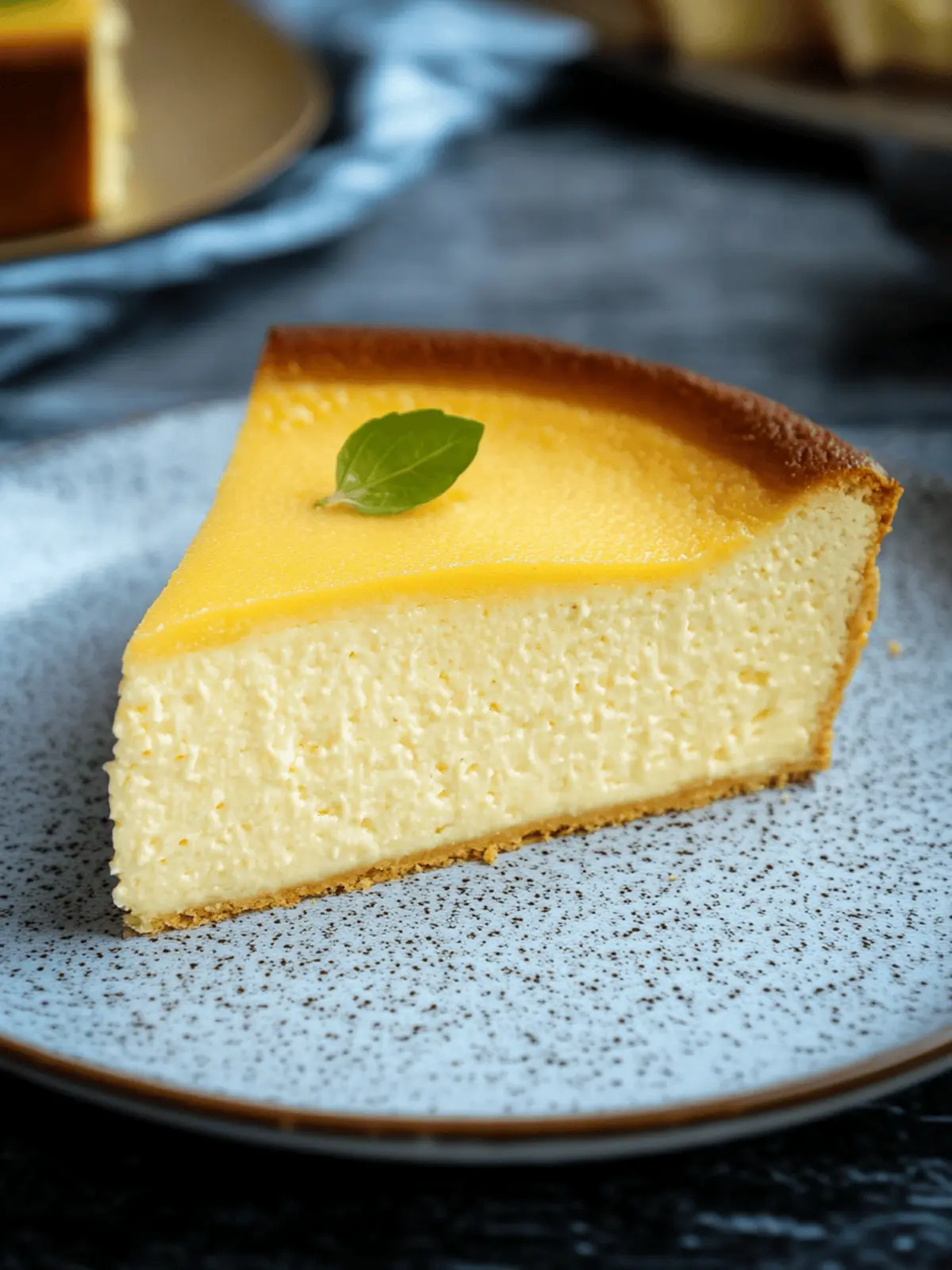 Cheesecake without base