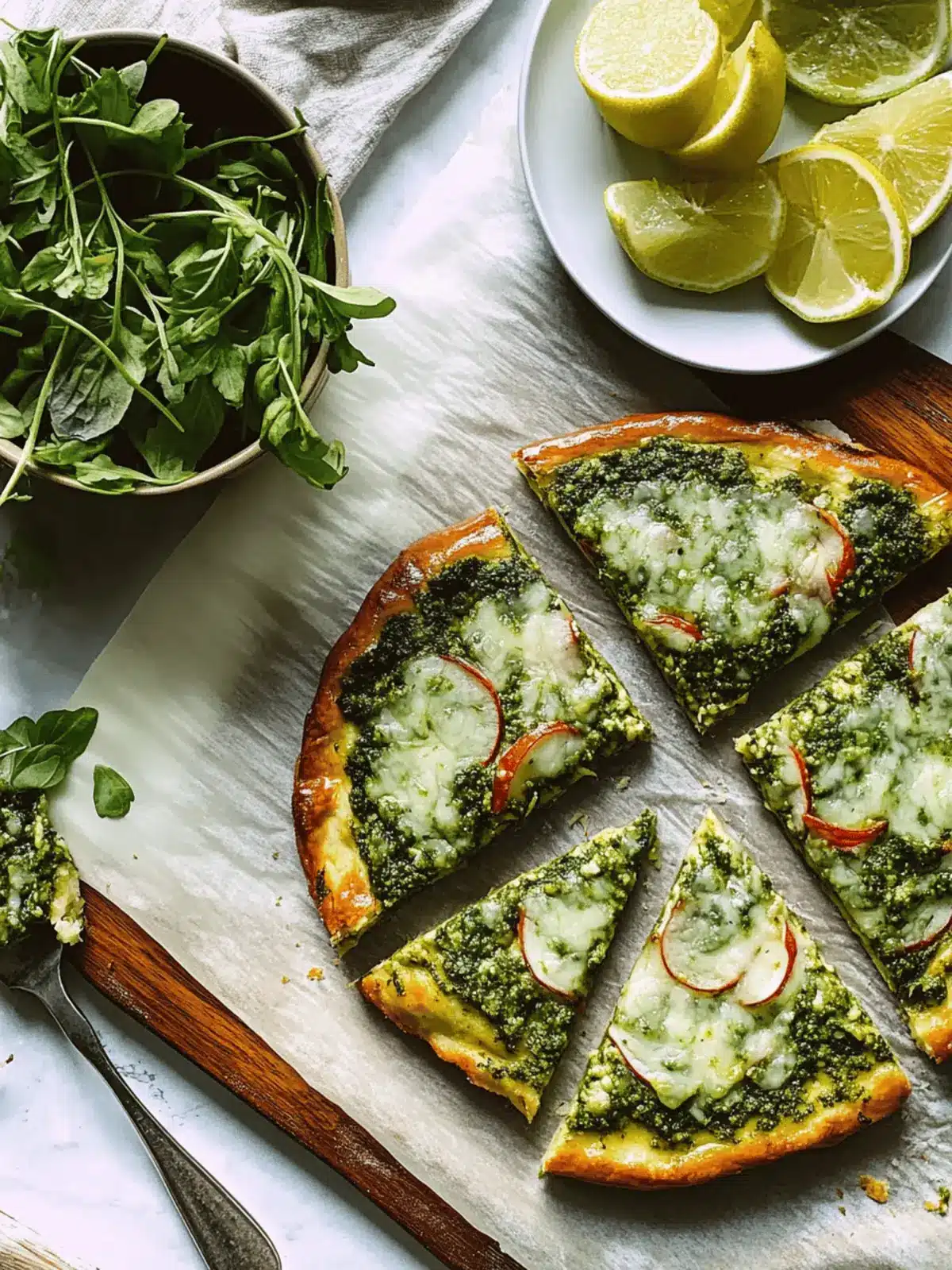 Pizzaschnecken mit Pesto und Mozzarella