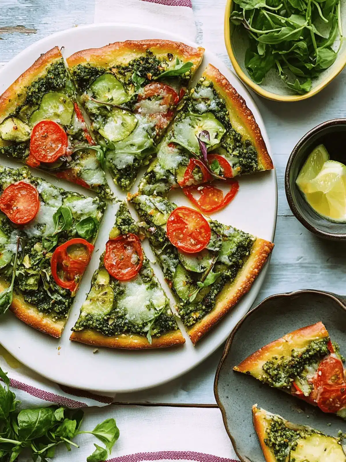 Pizzaschnecken mit Pesto und Mozzarella