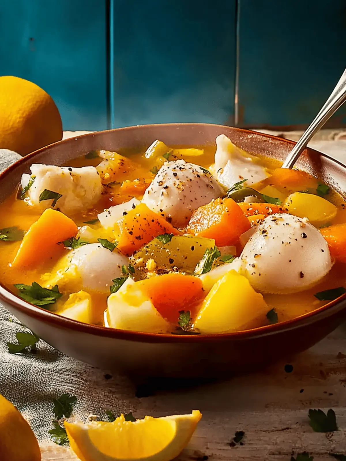 Duftender Fisch-Eintopf