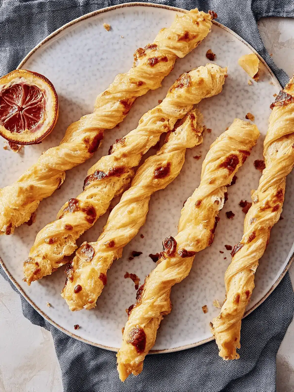 Crispy Puff Pastry Ham Cheese