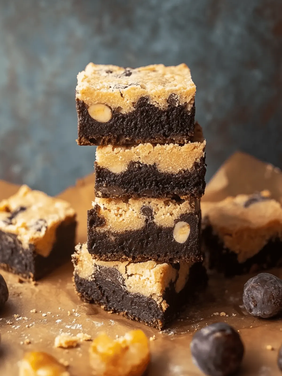 Vegane Brookies: Fudgy & Knusprige Genusskombination 2 Vegane Brookies