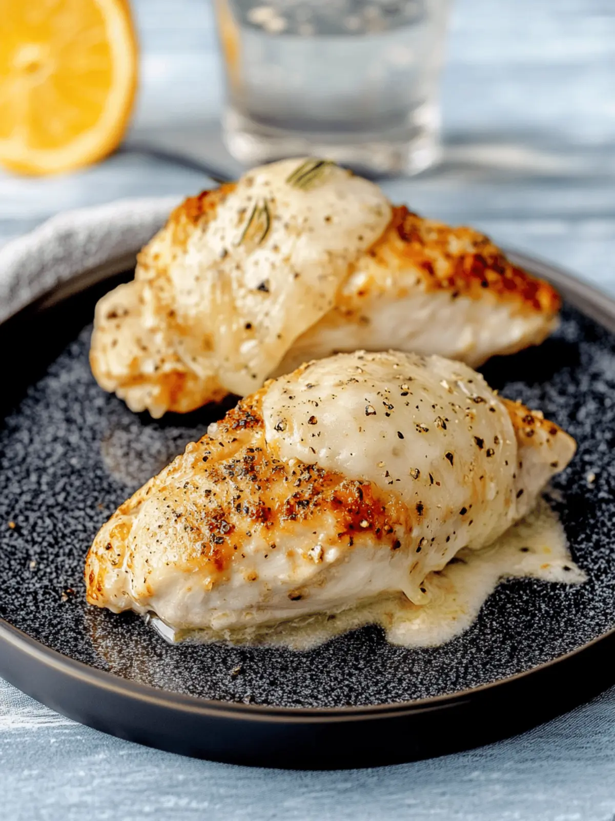 Gefüllte Hähnchenbrust aus der Heißluftfritteuse – Schnell und gesund! 4 Gefüllte Hähnchenbrust aus der Heißluftfritteuse
