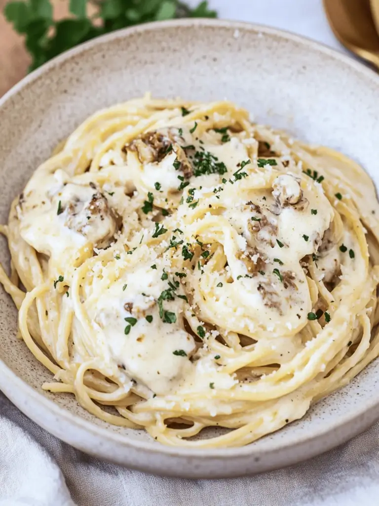 Vegane Blumenkohl Carbonara