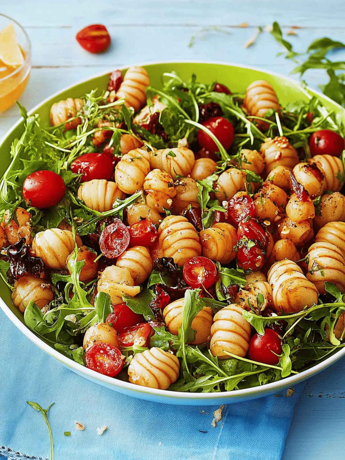 Gnocchi-Salat mit Rucola und Tomaten