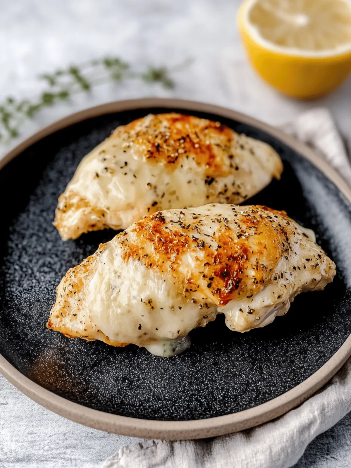Gefüllte Hähnchenbrust aus der Heißluftfritteuse – Schnell und gesund! 3 Gefüllte Hähnchenbrust aus der Heißluftfritteuse