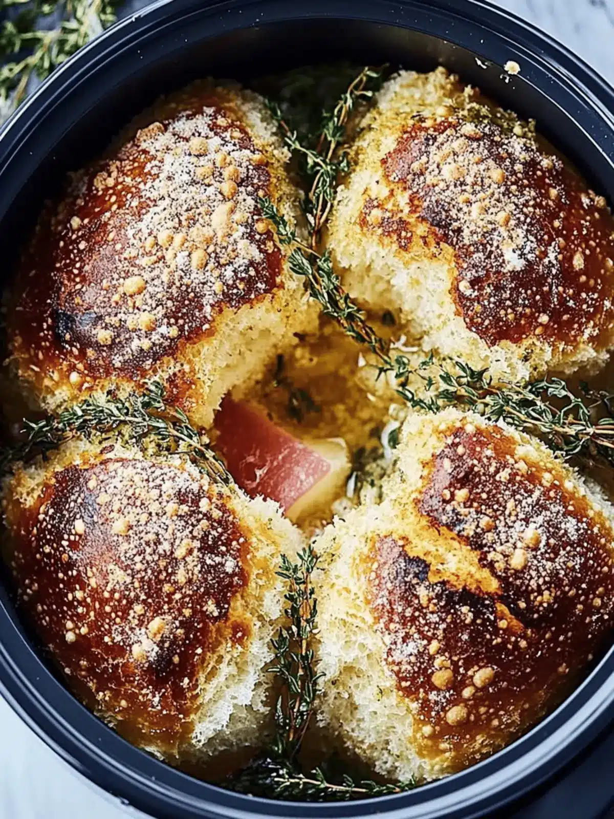 Schnelles Airfryer Brot mit Rosmarin und Käse 3 Schnelles Airfryer Brot