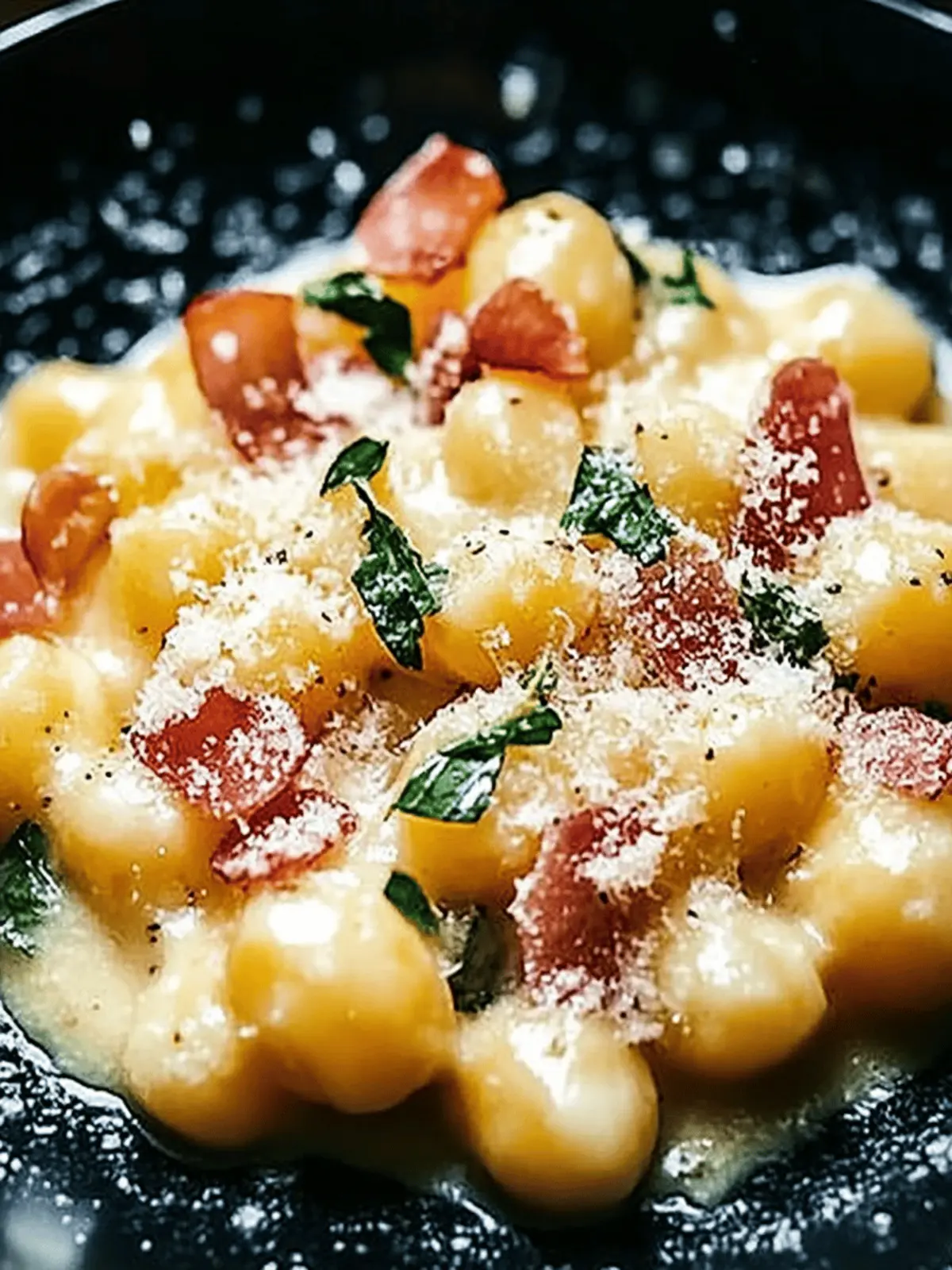 Gnocchi Carbonara ohne Sahne für schnelle Genussmomente 3 Gnocchi Carbonara ohne Sahne