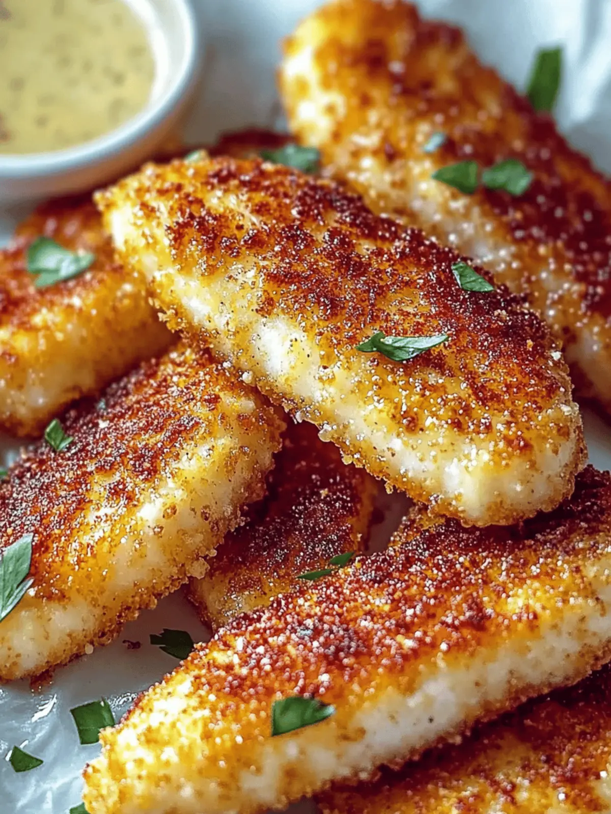 Crispy chicken strips made easy