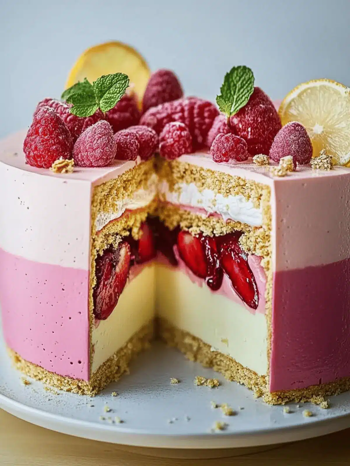 Weißer Schokoladen Himbeer Kuchen einfach gemacht 3 Weißer Schokoladen Himbeer Kuchen