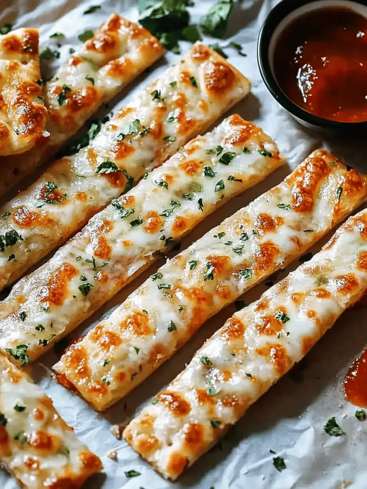 Käse Knoblauch Brotsticks einfach selber machen 2 Käse Knoblauch Brotsticks