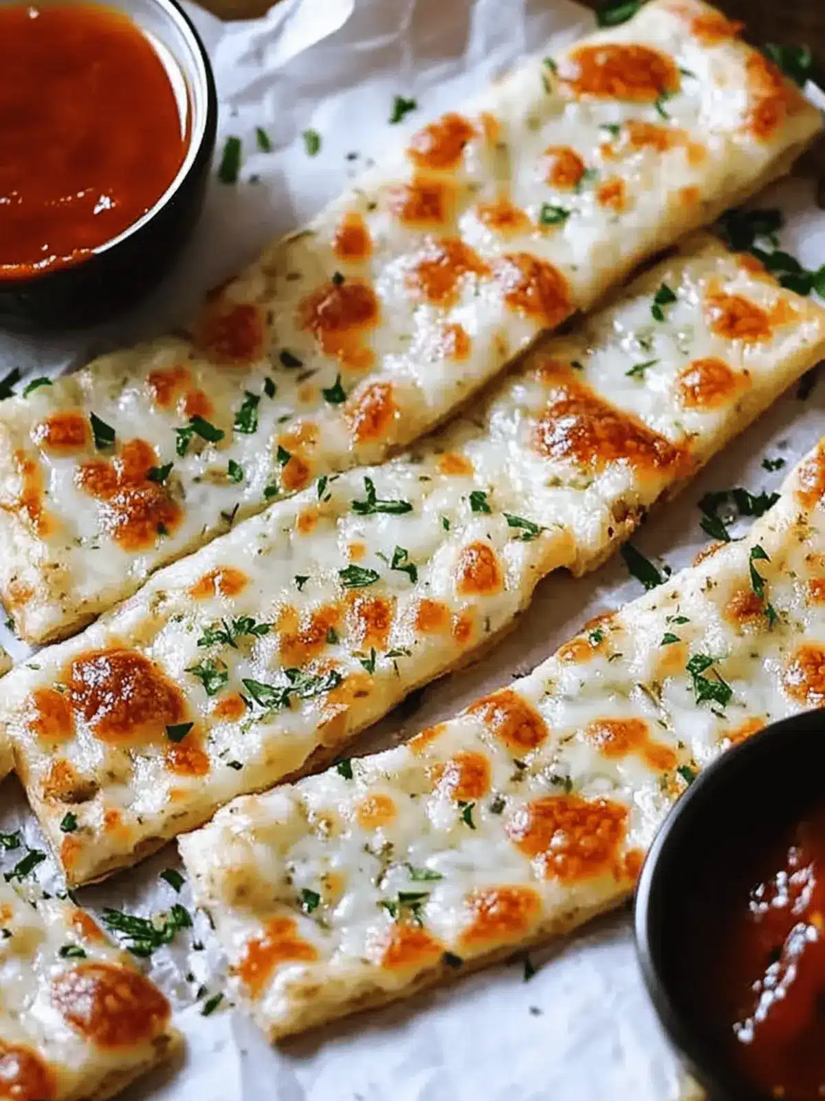 Käse Knoblauch Brotsticks einfach selber machen 4 Käse Knoblauch Brotsticks