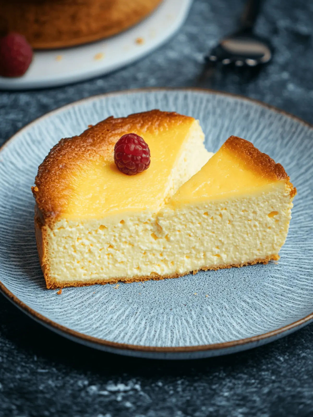 Cheesecake without base