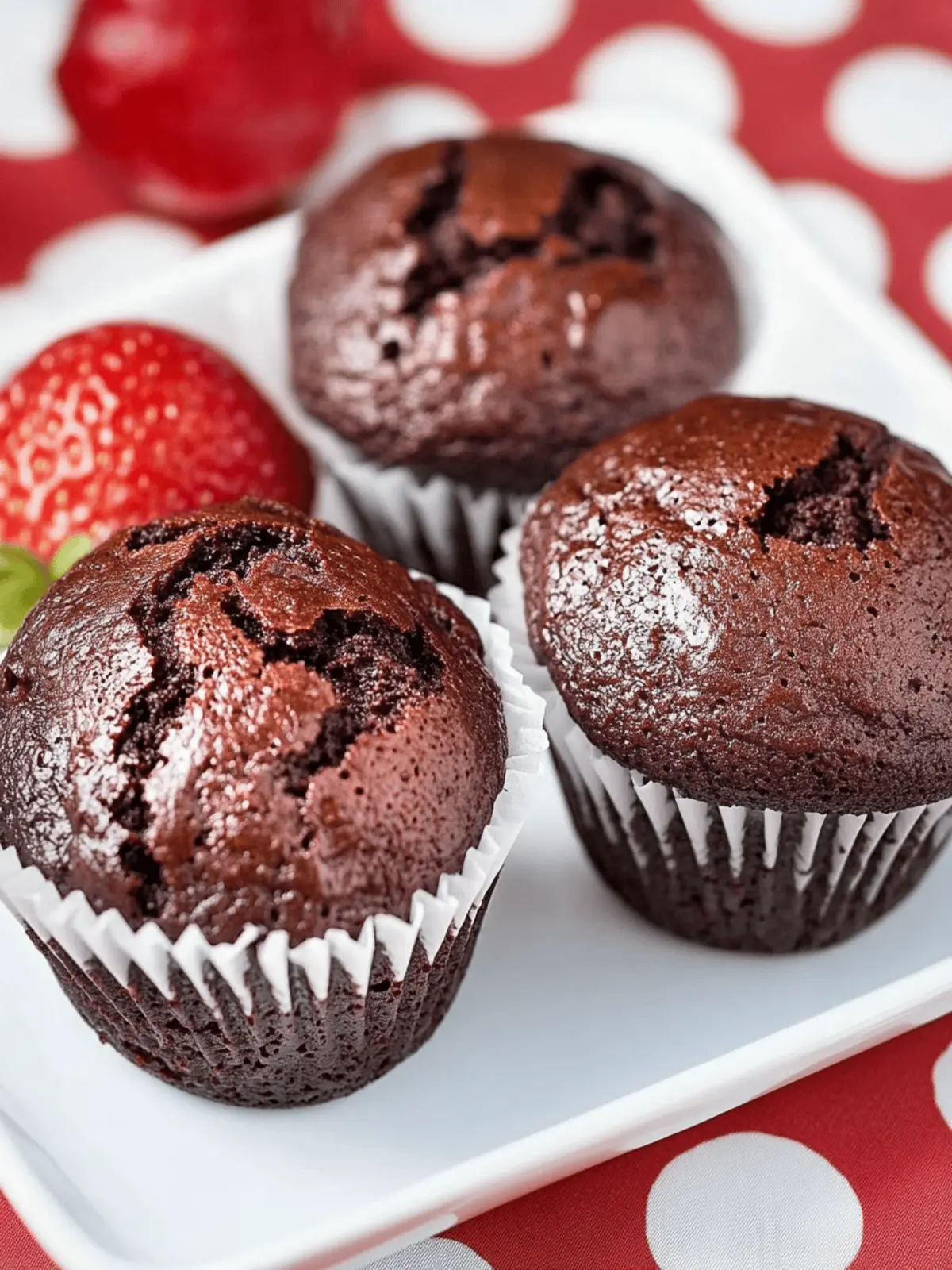 Saftige Schokomuffins mit Öl & Kakao ganz einfach! 3 Saftige Schokomuffins mit Öl & Kakao