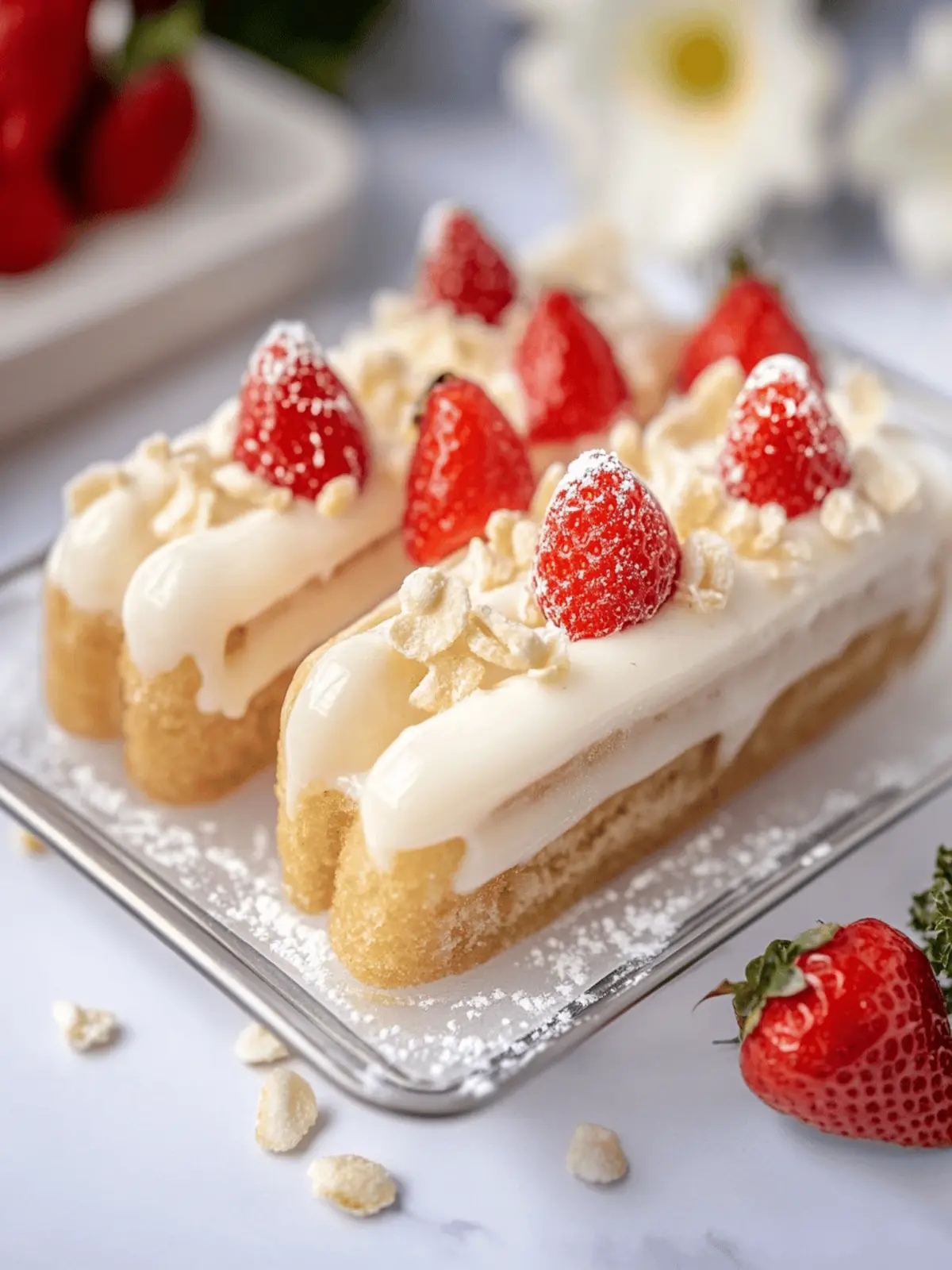 Erdbeer Vanille Tiramisu Dessert ganz einfach selbst machen 5 Erdbeer Vanille Tiramisu Dessert