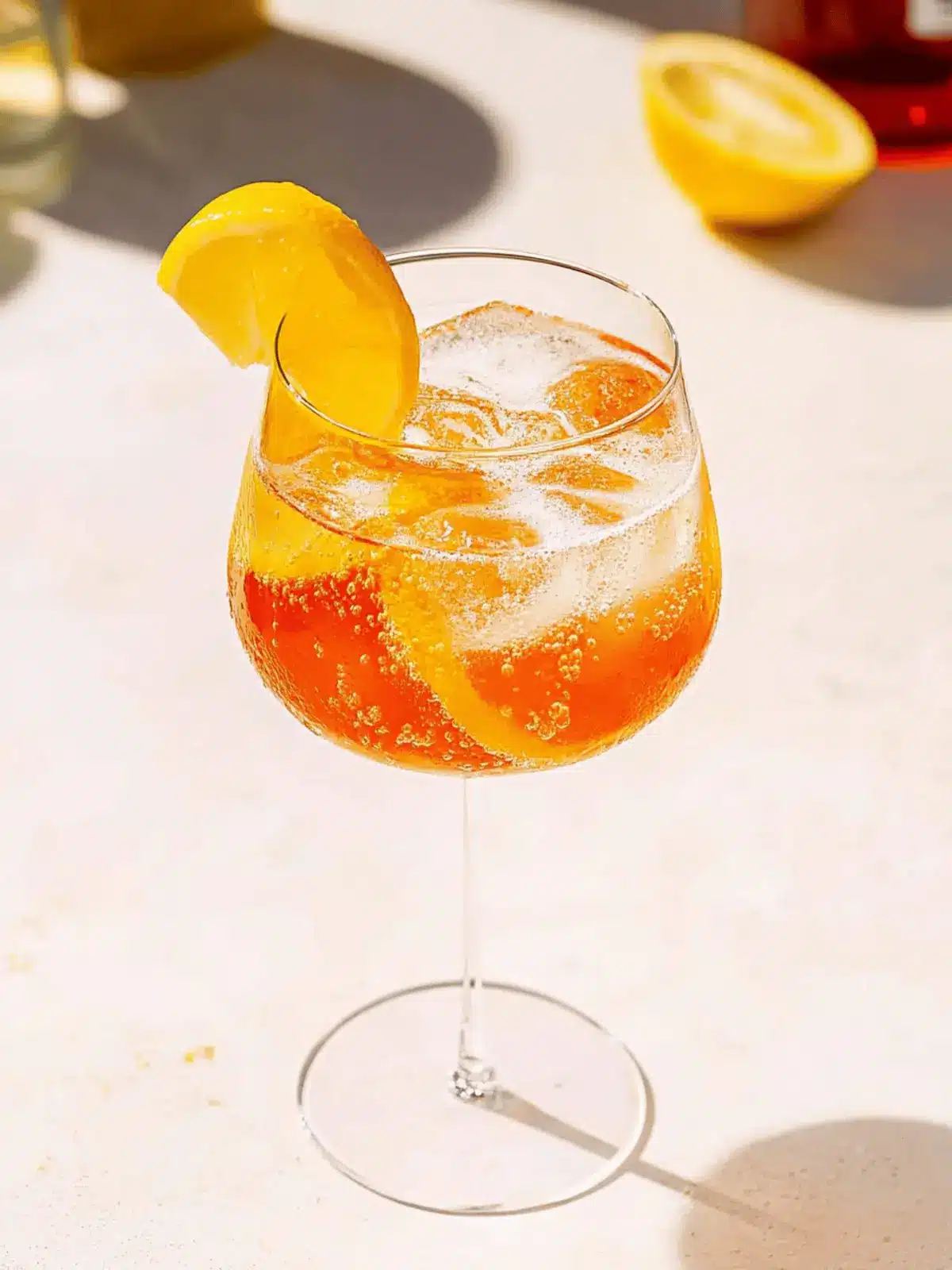 Nicht-alkoholischer Aperol Spritz für heiße Tage 4 Nicht-alkoholischer Aperol Spritz