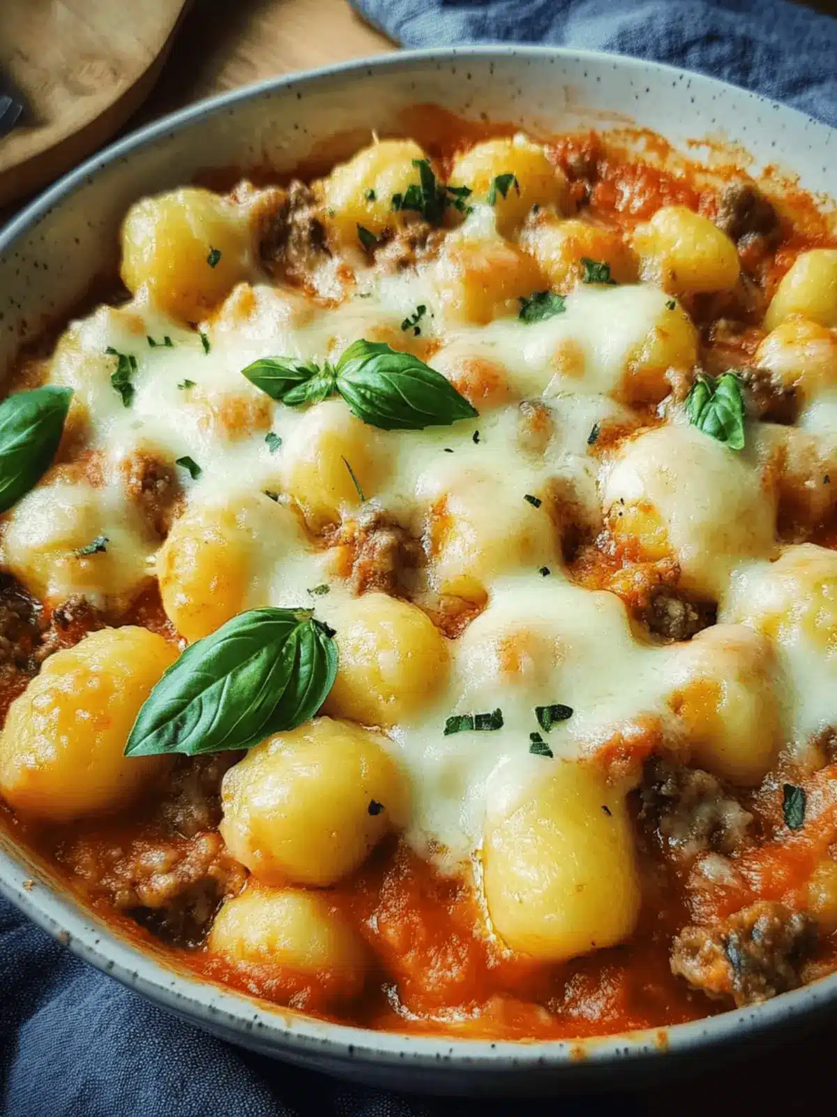 Herzhaft cremiger Gnocchi-Auflauf für die Familie 3 Herzhaft cremiger Gnocchi-Auflauf