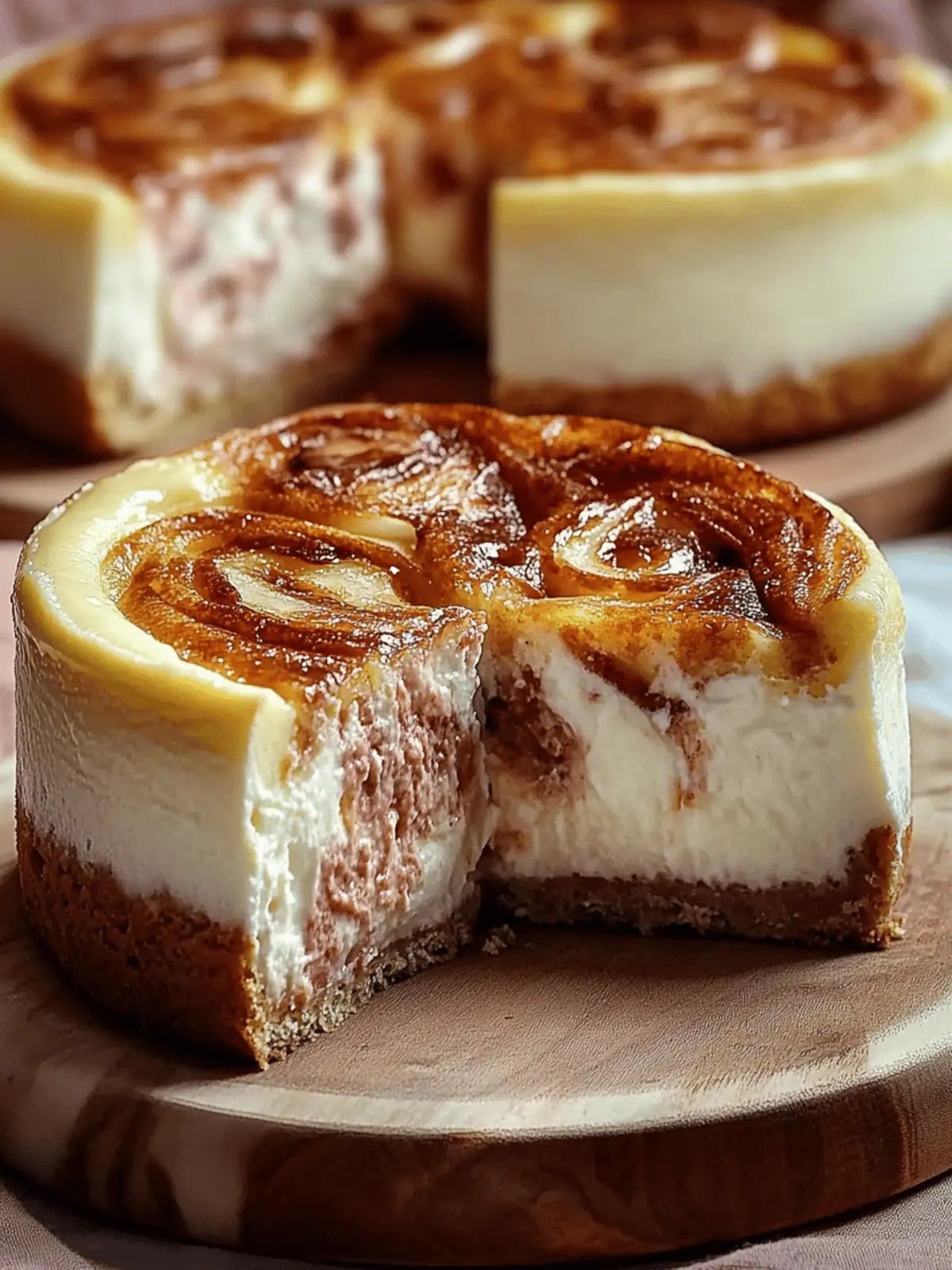 Zimtschnecken-Käsekuchen für unwiderstehlichen Genuss 4 Zimtschnecken-Käsekuchen